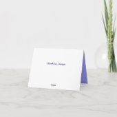 アイスキャッスルクリスマスノートカード シーズンカード (裏面)