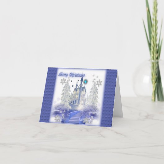 アイスキャッスルクリスマスノートカード シーズンカード (正面)