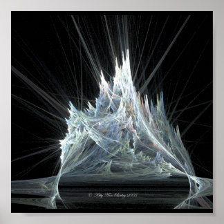 アイスキャッスルフラクタルバイ子猫アン ポスター