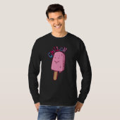 アイスキャンディーを食べながらリラックス Tシャツ (正面フル)