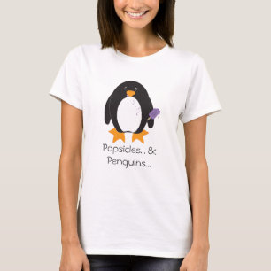 アイスキャンデーのペンギン Tシャツ