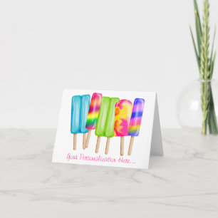 アイスキャンデーのnotecards カード