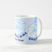 アイスキューブでリラックス コーヒーマグカップ (正面右)