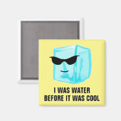 アイスキューブ私は磁石になる前に水だっクールた マグネット (正面/裏面)
