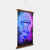 「アイスクイーン」 吊り下げ型タペストリー (傾斜あり)