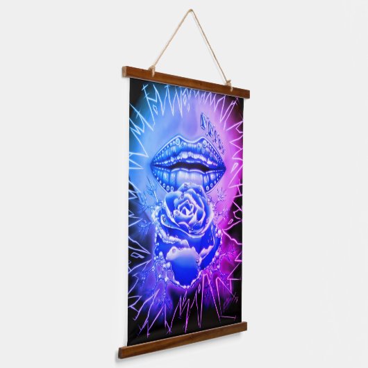 「アイスクイーン」 吊り下げ型タペストリー (傾斜あり)