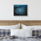 アイスクジラ – カナダ キャンバスプリント (インサイチュ (寝室))