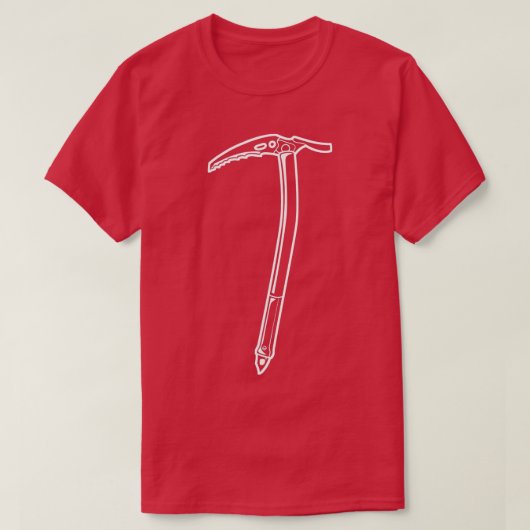 アイスクライマースノー冬登山登山氷 Tシャツ (デザイン正面)
