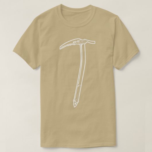 アイスクライマースノー冬登山登山I Tシャツ (デザイン正面)