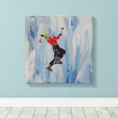 アイスクライマー キャンバスプリント (インサイチュ (ウッドフロア))