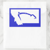 アイスクライムモンタナ 長方形シール (バッグ)