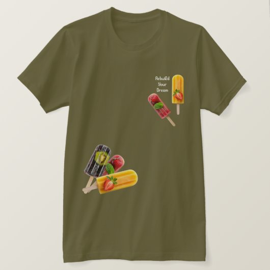 アイスクラシッククリームTシャツ Tシャツ (デザイン正面)