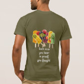 アイスクラシッククリームTシャツ Tシャツ (裏面)