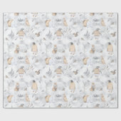 アイスクリスマスタンID987の動物 ラッピングペーパー (フラット)