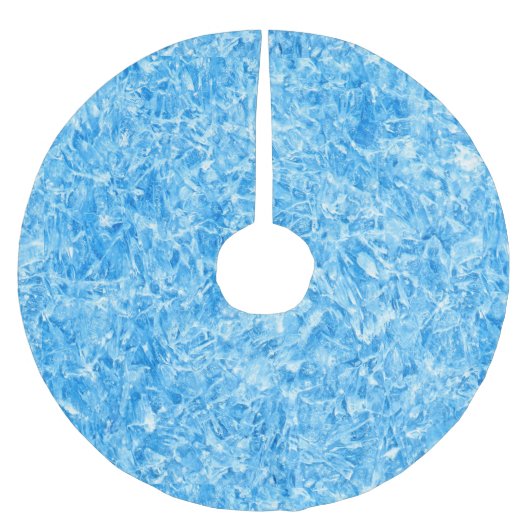 アイスクリスマスツリースカート ブラッシュドポリエステルツリースカート (正面)