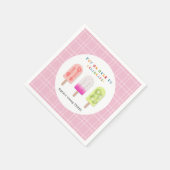 アイスクリンパーティー スタンダードカクテルナプキン (角)