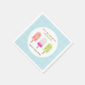 アイスクリンパーティー スタンダードカクテルナプキン (角)