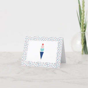 アイスクリームありがとう サンキューカード