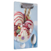 アイスクリームおよび甘いサンデーのトリオ クリップボード (右)