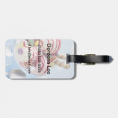 アイスクリームおよび甘いサンデーのトリオ ラゲッジタグ (裏面横)