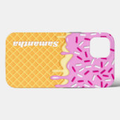 アイスクリームかわいいワッフルコーンポップシクル Case-Mate iPhoneケース (裏面 (横))
