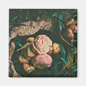 アイスクリームがふりかかる マグネット (正面)