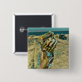 アイスクリームがふりかかる 缶バッジ (正面&裏面)