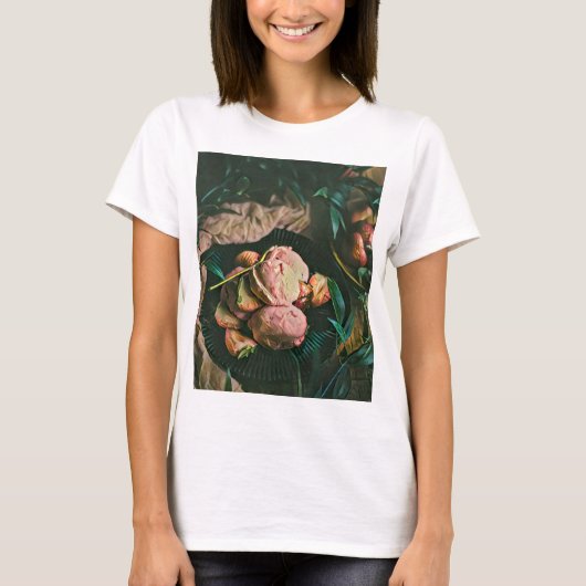 アイスクリームがふりかかる Tシャツ (正面)