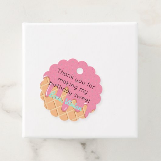 アイスクリームがホタテ散る フェイバータグ (インサイチュ)