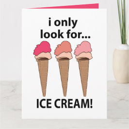 アイスクリームが私の全て アイスクリーム カード