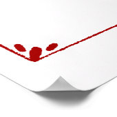 アイスクリームさくらんぼスコップアップブライダルシャワーへようこそ ポスター (角)