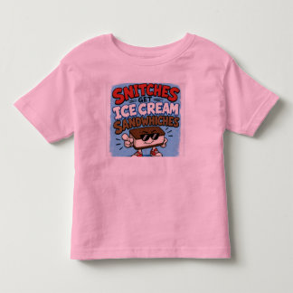 アイスクリームだじゃれ トドラーTシャツ