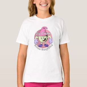 アイスクリームですべてを解決 Tシャツ