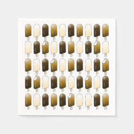 アイスクリームで夏を楽しもう スタンダードカクテルナプキン
