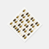 アイスクリームで夏を楽しもう スタンダードカクテルナプキン (角)