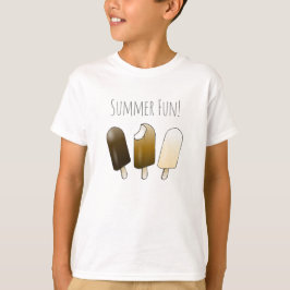 アイスクリームで夏を楽しもう Tシャツ