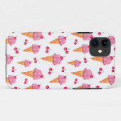 アイスクリームとさくらんぼ Case-Mate iPhoneケース (裏面(横))