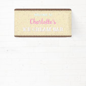 アイスクリームとアイボリーのバナー 横断幕 (インサイチュ)