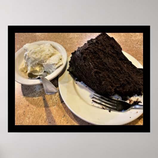 アイスクリームとケーキのポスター ポスター (正面)