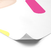 アイスクリームとケーキ3は甘い3歳の誕生日 ポスター (角)