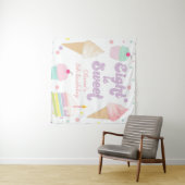 アイスクリームとケーキ8は甘い8誕生日 タペストリー (インサイチュ(横))