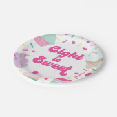 アイスクリームとケーキ8は甘い8誕生日 ペーパープレート (アングル)