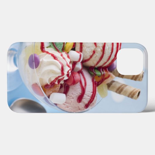アイスクリームとスイートサンデーのトリオ Case-Mate iPhoneケース (裏面 (横))