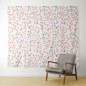 アイスクリームとスプリンクルズ スウィートワン 1歳の誕生日 タペストリー (インサイチュ(横))