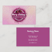 アイスクリームとスムージーの名刺 名刺 (正面/裏面)