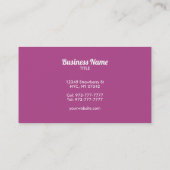 アイスクリームとスムージーの名刺 名刺 (裏面)