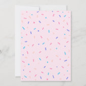 アイスクリームとパラリンスバースデーパーティーの招待状 招待状 (裏面)