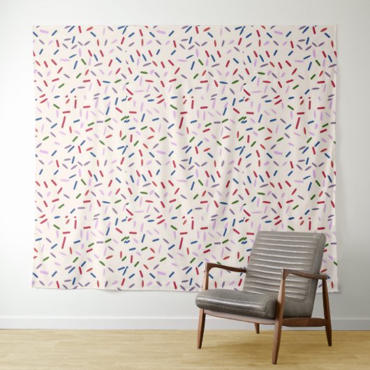 アイスクリームと振りかけるスウィートワン誕生日 タペストリー (インサイチュ(横))