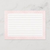 アイスクリームと水玉模様ピンクレシピカード エンクロージャーカード (裏面)