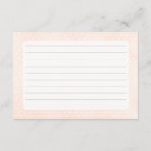 アイスクリームと水玉模様レシピカード エンクロージャーカード (裏面)